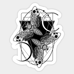 Dance of the Death Moths Sticker